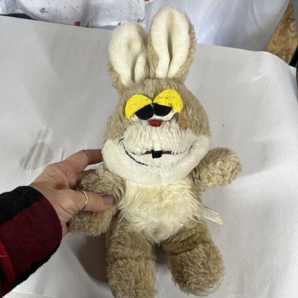 Vintage 1983 Spearhead‎ Marketing Bunny Rabbit Stuffed Animal Plush 7" - Picture 1 of 5